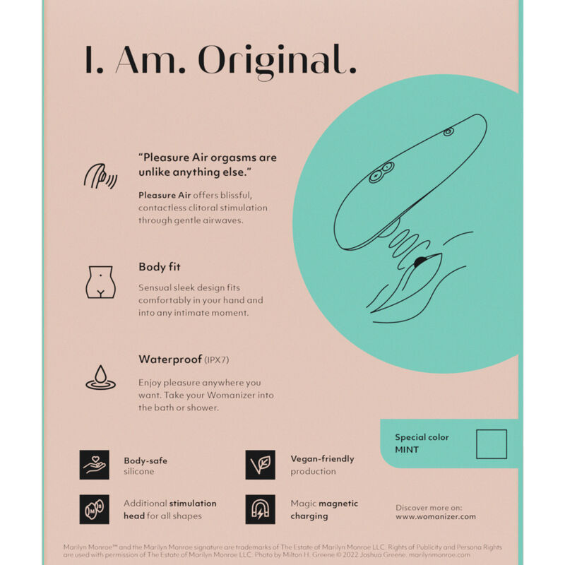 WOMANIZER MARILYN MONROE CLASSIC 2 ESTIMULADOR DE CLiTORIS MENTA
