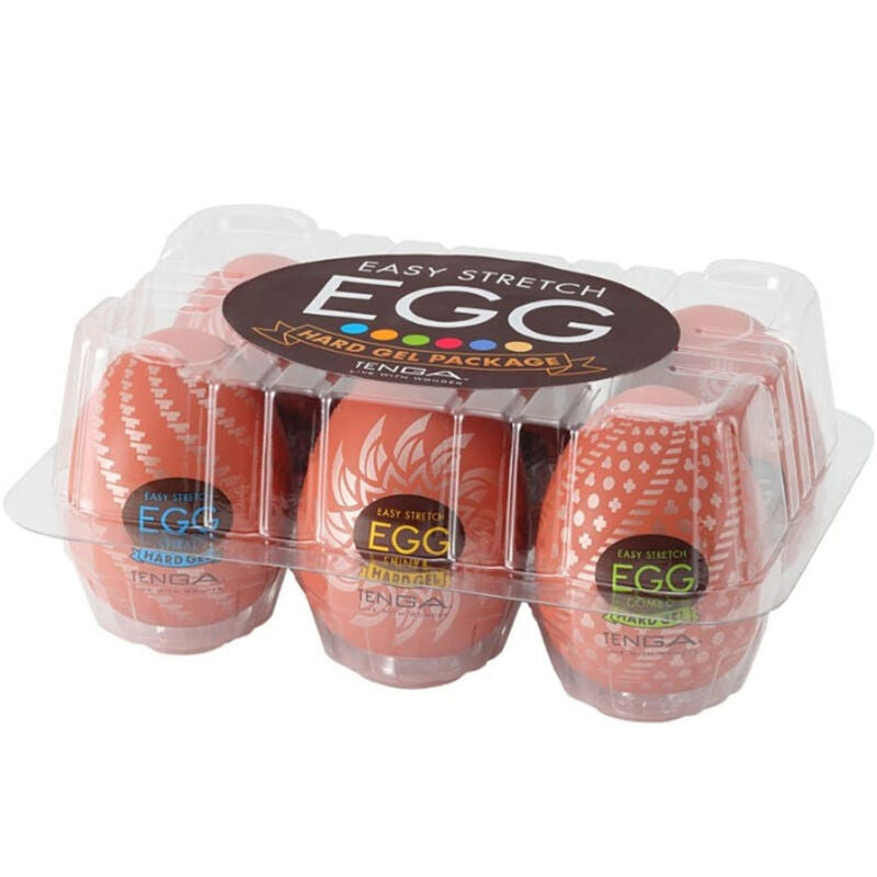 TENGA HARD BOILED HUEVO MASTURBADOR PACK 6 UDS