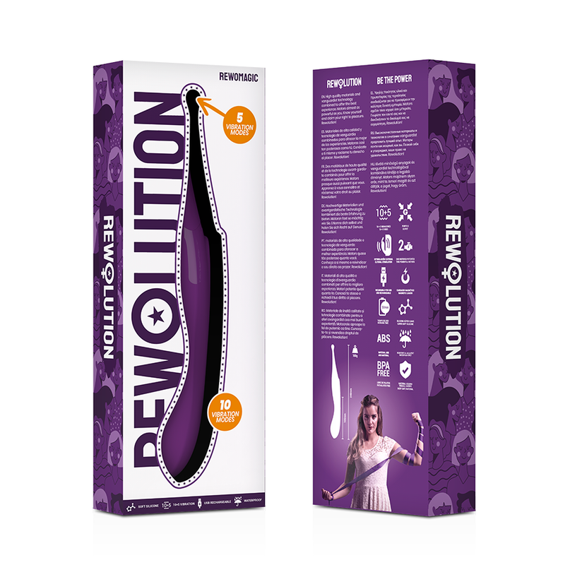 ESTIMULADOR DE CLITORIS FLEXIBLE REWOMAGIC - REWOLUTION