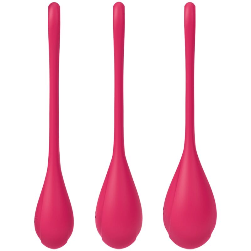 SATISFYER YONI POWER 1 KIT DE ENTRENAMIENTO SUELO PELVICO ROJO