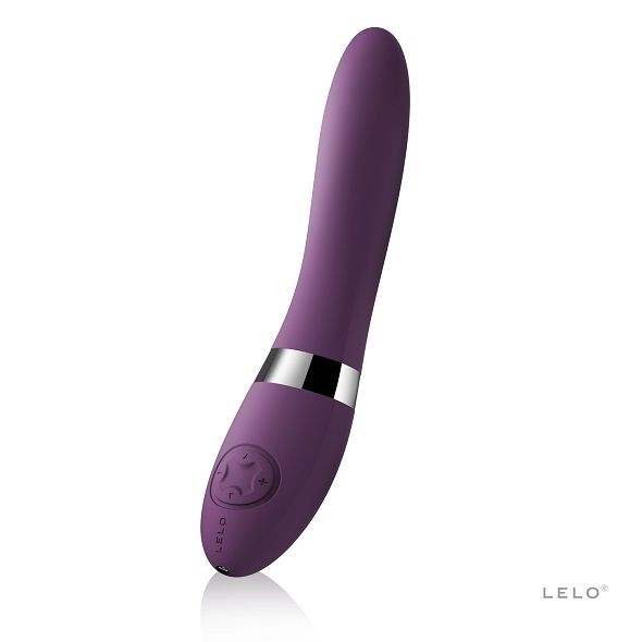 Vista completa del LELO ELISE 2 en un elegante color Plum.