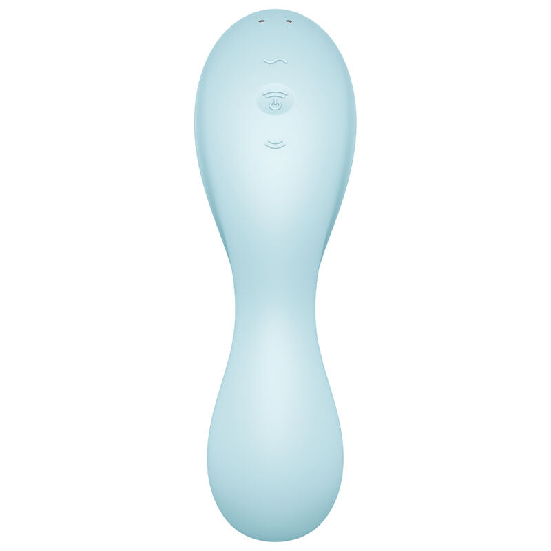 Succionador de clitoris color azul con control de aplicación